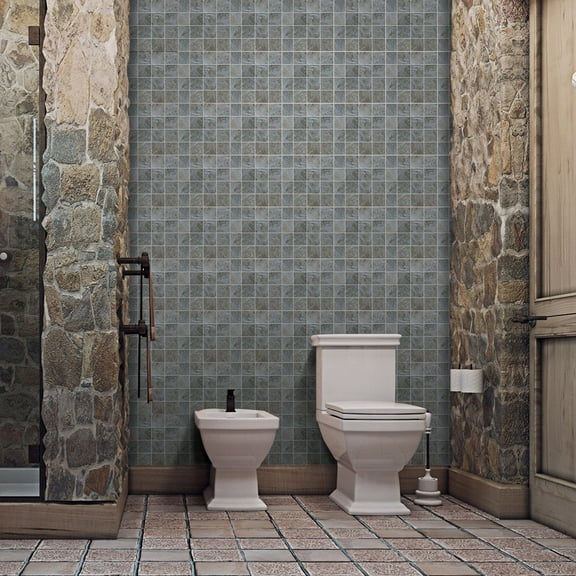 YOHAVEN Peel and Stick Tile Stickers 10PCS 4"x4" Crystal Gel Mosaic Backsplash Decals Self Adhesive Waterproof Wall Stickers DIY Kitchen Bathroom Home Decor