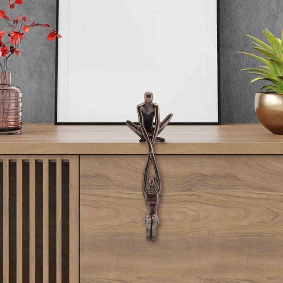 YOHAVEN Resin Dance Sculpture Pendant, Couple Dancing Figure Ornament for Home, Office, Wedding Gift, Romantic Decorative Statue for Living Room or Shelf Display