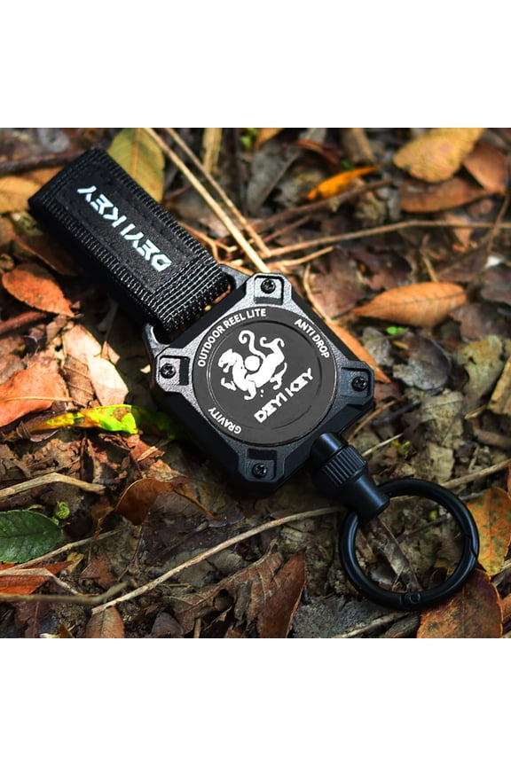 Retractable Steel Rope Keychain With Clip, Heavy Duty Stretchable Key Ring Holder For Men Women Office Work Travel ID Badge Tools Wallet Keys