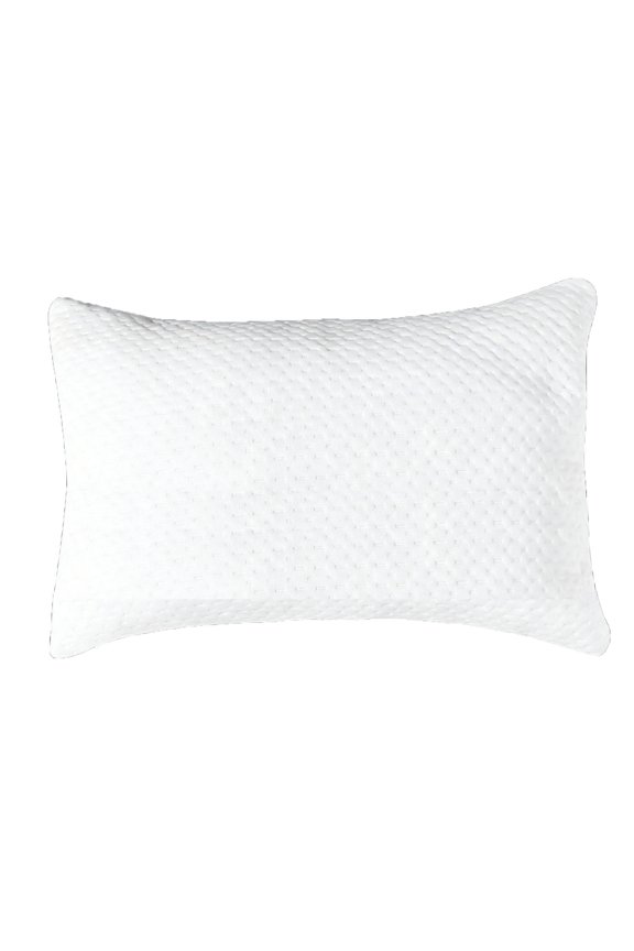 Shredded Foam Neck Support Pillow, Air-Layer Breathable Cover, Responsive Fill, Ergonomic Cervical Alignment For Back Side Or Stomach Sleepers, Removable Zippered Washable Shell