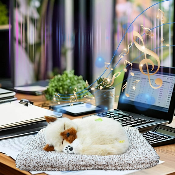 YOHAVEN Simulation Kitty Car Ornament with Meow Sound Activated Carbon Deodorizer for Dashboard Shelf Desk Home Pet Lover Holiday Christmas Gift