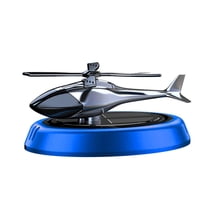 YOHAVEN Solar Powered Car Aromatherapy Rotating Aircraft Perfume Diffuser 5ml Scented Interior Ornament Dashboard Center Console Decoration Office Home Car Gift Decor