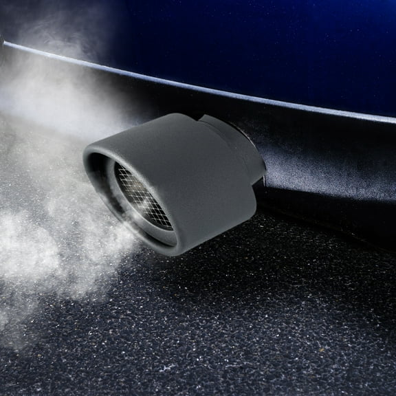 YOHAVEN Stainless Steel Car Exhaust Tip - Universal Fit 5.12" Tailpipe Cover - Easy Install Decorative Exhaust Extension for Cars & Trucks - Rustproof Metal Upgrade