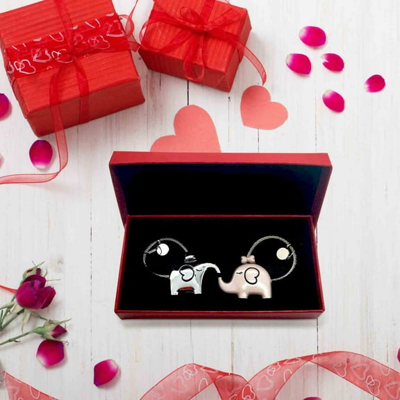 YOHAVEN Stainless Steel Couple Keychains Set, Valentine Christmas Gifts Inspirational Engraved Round Key Ring for Him Her Boyfriend Girlfriend Anniversary