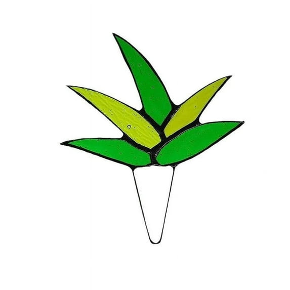 YOHAVEN Succulent Cactus Decorations Acrylic Simulation Plant Colorful Tropical Potted Ornament for Balcony Window Table Home Office Indoor Outdoor Decor