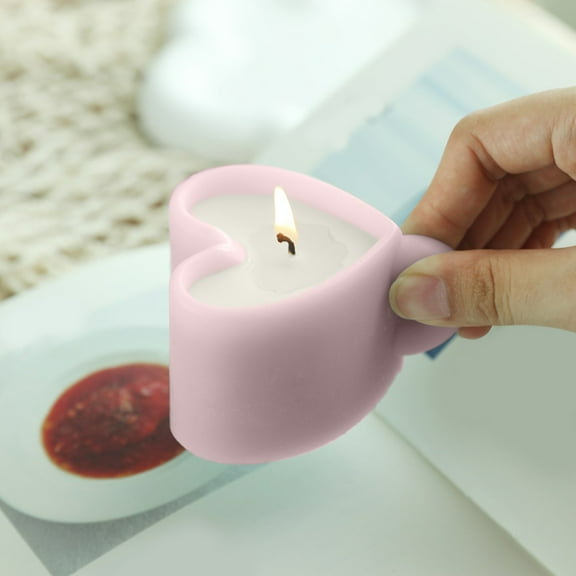 YOHAVEN Sweet Coffee Cup Aromatherapy Candle Decorative Birthday Gift Home Table Centerpiece Relaxing Scented Party Favor Decoration Ornament