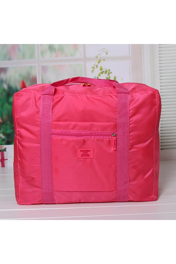 Travel Pouch Folding Luggage Bag, Lightweight Nylon Organizer for Clothes Storage, Office Vacation Travel, Christmas Gift Bags, Carry-On Bag for Men Women