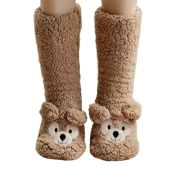 YOHAVEN Women’s Cozy Sleeping Socks Warm Floor Socks Fashion Winter Lounge Indoor Home Wear Comfortable Relaxation Gift Idea Christmas Holiday Stocking Stuffer Winter Decor Footwear