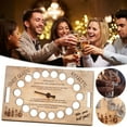 thumbnail image 1 of YOHAVEN Wooden Wine Flight Tray Serving Board for Small Glass Cups Bar Restaurant Kitchen Party Favors Holiday Entertaining Christmas Celebration Gift, 1 of 9