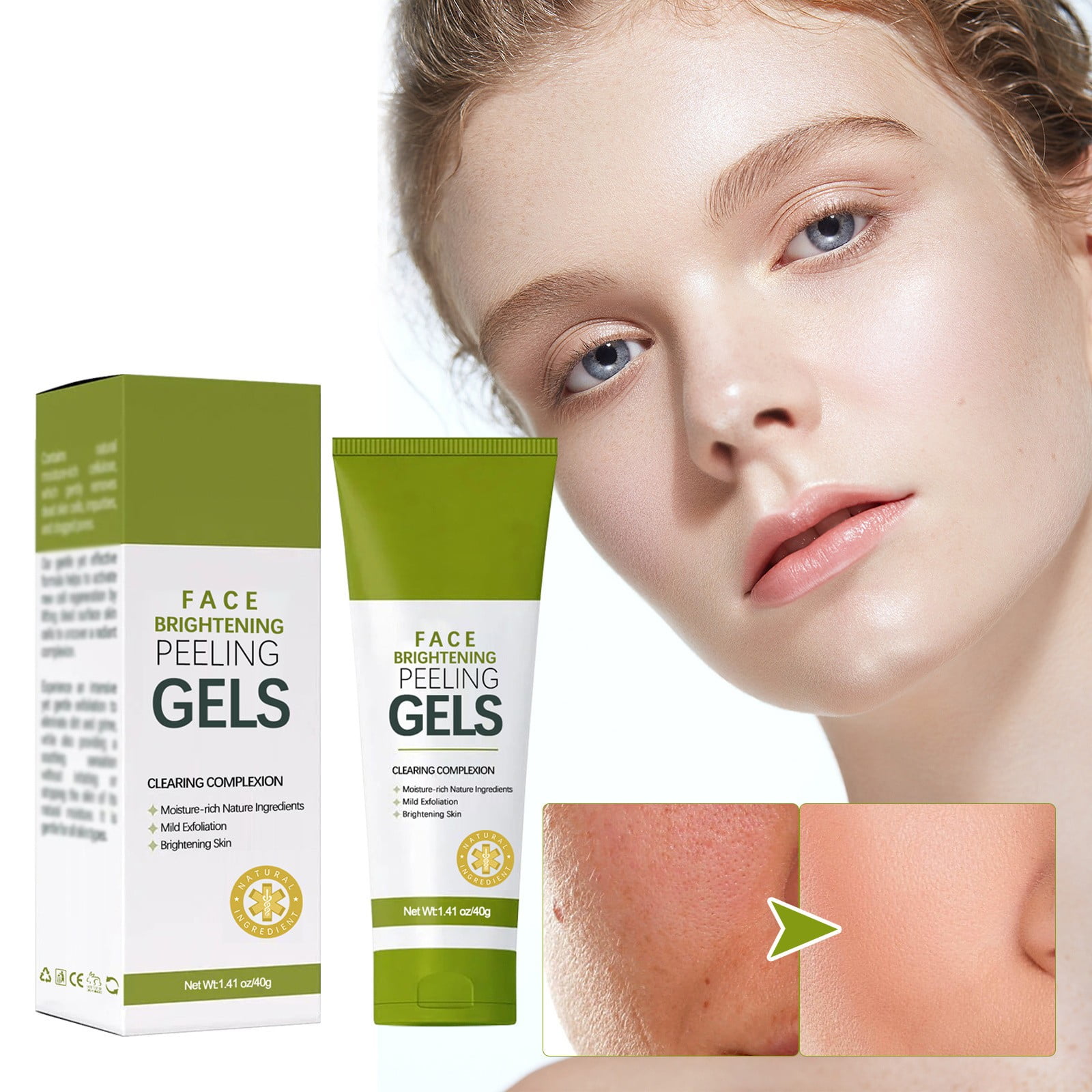 YOHGhfjj Brighten And Exfoliate Gel Deep Cleanse Cutin Skin Replenish