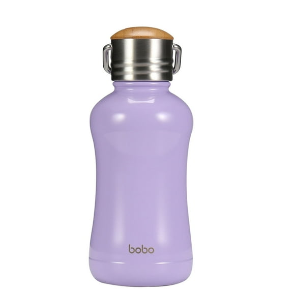 YOHKOH 8.8oz Portable Metal Sports Water Bottle,Stainless Steel,BPA-free,Violets