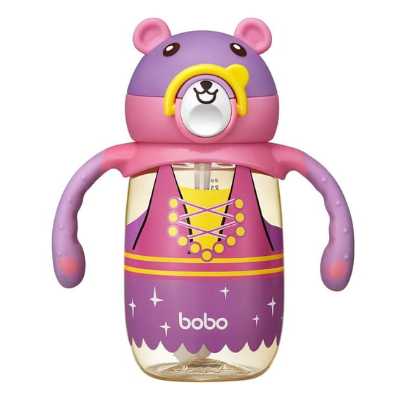 YOHKOH Weighted Straw Cups,With Handle Sippy Cup for Toddlers,6-12m+,(9oz/260ml,Red)