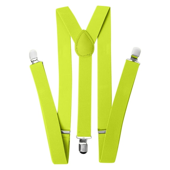 clearance sale Mens & Womens One Size Suspenders Adjustable Suspenders With Heavy Duty Clip For Work, Gray