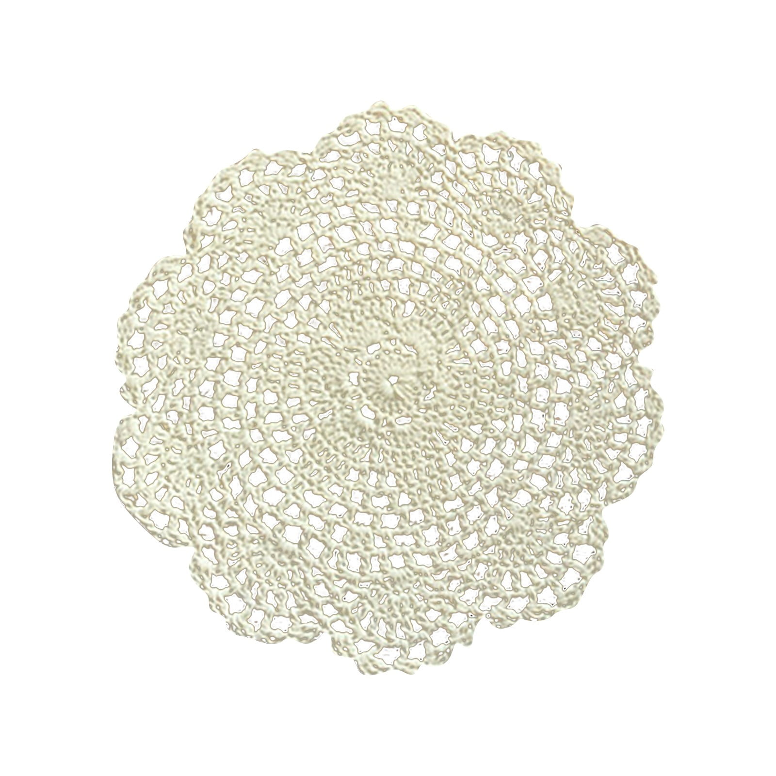YOHOME 6pcs Doilies Crochet Cotton Lace Table Placemats Doilies