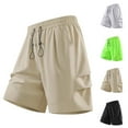 thumbnail image 1 of YOIAVAIOY Boys Athletic Shorts Quick Dry Hiking Cargo Shorts Running Short with Zipper Pockets Green XXXXL, 1 of 9