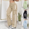 thumbnail image 1 of YOIAVAIOY Cargo Sweatpants for Women Wide Leg Workout Elastic Waist Joggers Y2K Drawstring Sweatpants Hiking Parachute Pants Green S, 1 of 6