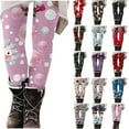thumbnail image 1 of YOIAVAIOY Cute Christmas Leggings Womens Stretchy High Waisted Workout Yoga Pants Non See Through Athletic Running Tights Multicolor S, 1 of 6