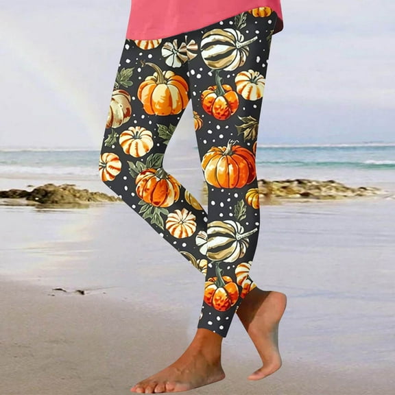 YOIAVAIOY Halloween Witch Tights for Women High Waisted Ankle Length Leggings Spooky Season Costume Party Dress up Green XXL