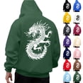 thumbnail image 1 of YOIAVAIOY Men's Oversized Hoodies Dragon Graphic Hoodie Casual Loose Fit Sweatshirts Fashion Y2k Hoodie Sweatshirts Navy XXXL, 1 of 9