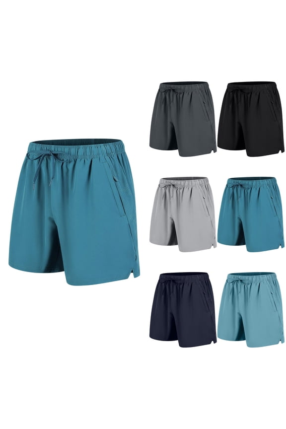 Men's Swim Trunks Quick Dry Board Shorts Swimming Swimwear Bathing Suit Gray XXXL