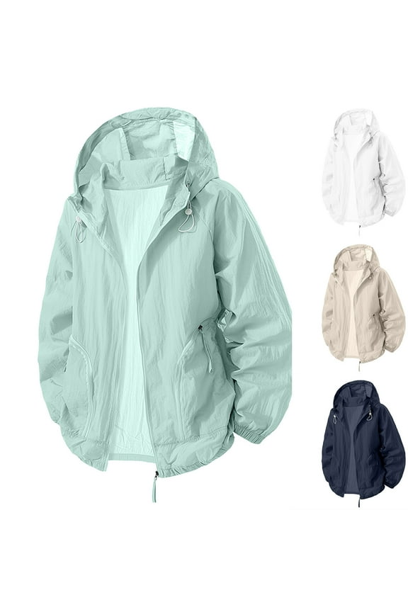 Men's Windproof Spring Hooded Jackets with Warm Lining Outdoor Work Hoodies Wear with Pockets Dark Blue L