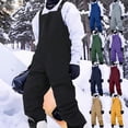 thumbnail image 1 of YOIAVAIOY Mens Windproof Waterproof Ski Bibs Insulated Warm Winter Outdoor Snow Pants for Snowboard & Ski Red M, 1 of 10