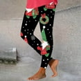 thumbnail image 1 of YOIAVAIOY Novelty Holiday Leggings Womens Christmas Print Tights High Waist Stretch Casual Yoga Pants Xmas Party Bottoms Multicolor XXL, 1 of 5