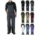 thumbnail image 1 of YOIAVAIOY Snow Pants for Men Winter Insulated Snowboard Ski Bibs Waterproof Outerwear Skiing Overalls Bib with Zipper Pockets Red XXL, 1 of 10