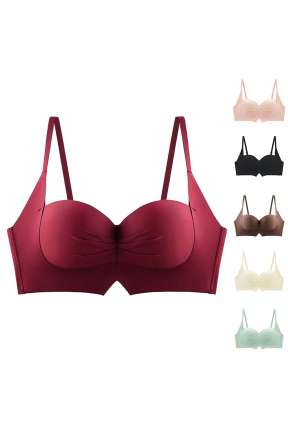 Women's Adjustable Straps Padded Cami Solid Color Loungewear Everyday Bra Top Green 32