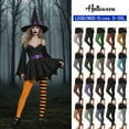 thumbnail image 1 of YOIAVAIOY Women's Halloween Leggings High Waisted Striped Legging Buttery Soft Ankle Length Yoga Pants Fashion Casual Holiday Bottom Orange XXL, 1 of 10