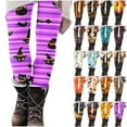 thumbnail image 1 of YOIAVAIOY Womens Halloween Leggings Black Cat Print Casual Yoga Pants Novelty Holiday Tights Spooky Season Outfits Multicolor#1 XL, 1 of 4