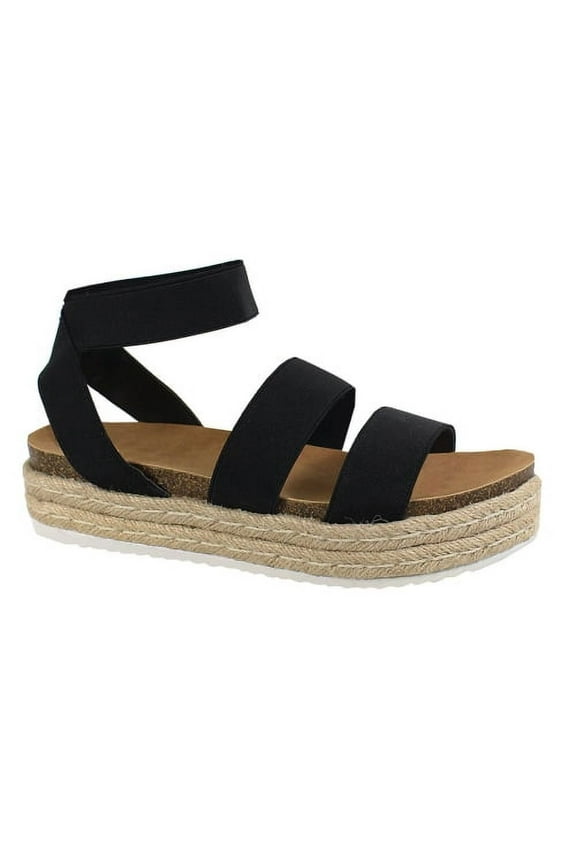Women's CHIARA-10 Espadrille Sandal-Black-8