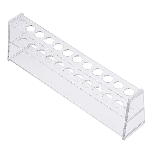 YOKIVE Tube Rack, Acrylic Test Tube Rack Holder | Great for 10ml Lab ...
