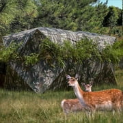 EROMMY 360°Camouflage Hunting Blind, Durable Waterproof Hunting Hub with Storage Pockets - Spacious Interior & Ventilation System for Turkey and Deer Stalkin