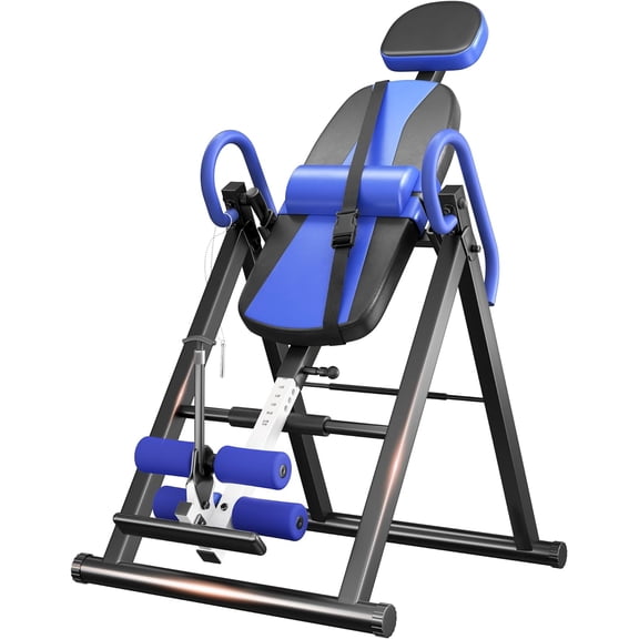 YOLEO Gravity Inversion Table 2026 New, 300 lbs Capacity Back Pain Relief Machine w/Lumbar Support, Easy Assembly Back Stretcher