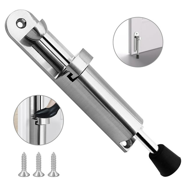 YOLETO Kickdown Door Stop, Heavy Duty Door Stopper with Kick Down Step