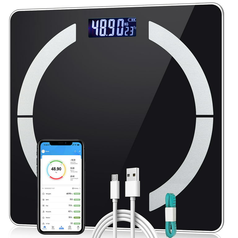 Smart Scale for Body Weight and Fat Percentage, RunSTAR High Accuracy  Digital