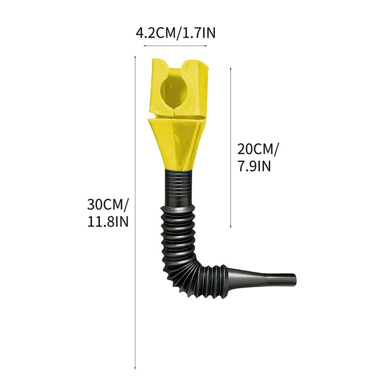 YOLOKE 2-Pack Retractable Auto Funnel, Multipurpose Oil Drip Can 