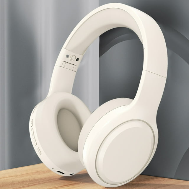 YOLOKE Active Noise Cancelling Headphones, Wireless Headphones with Mic, Bluetooth 5.3 Headset, Deep Bass, 20+H Playtime, Lightweight Wired Headphones for Tablet/PC
