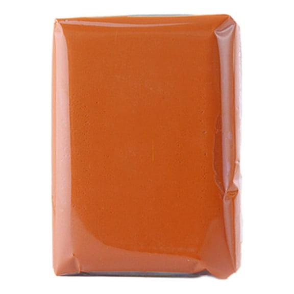 YOLOKE Car Cleaning Clay Bar Kit - 100g Orange Volcanic Mud for Car Sludge Removal, Safe for Car Paint, Removes Stubborn Stains, Reusable with Car Wash Solution