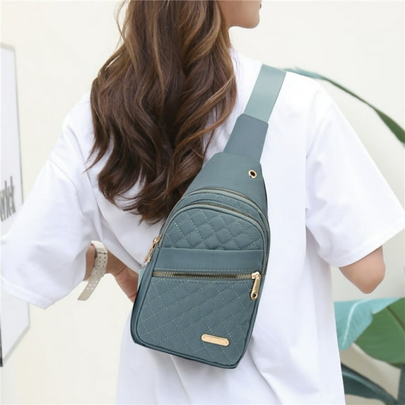 YOLOKE Crossbody Small Sling Backpack Sling Bag for Women Men, Chest Bag Daypack Crossbody for Travel Sport Running Hiking