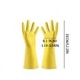 thumbnail image 1 of YOLOKE Durable Rubber Cleaning Gloves for Heavy-Duty Housework - Ideal for Dishwashing, Kitchen Cleaning, and Household Chores, 1 of 5