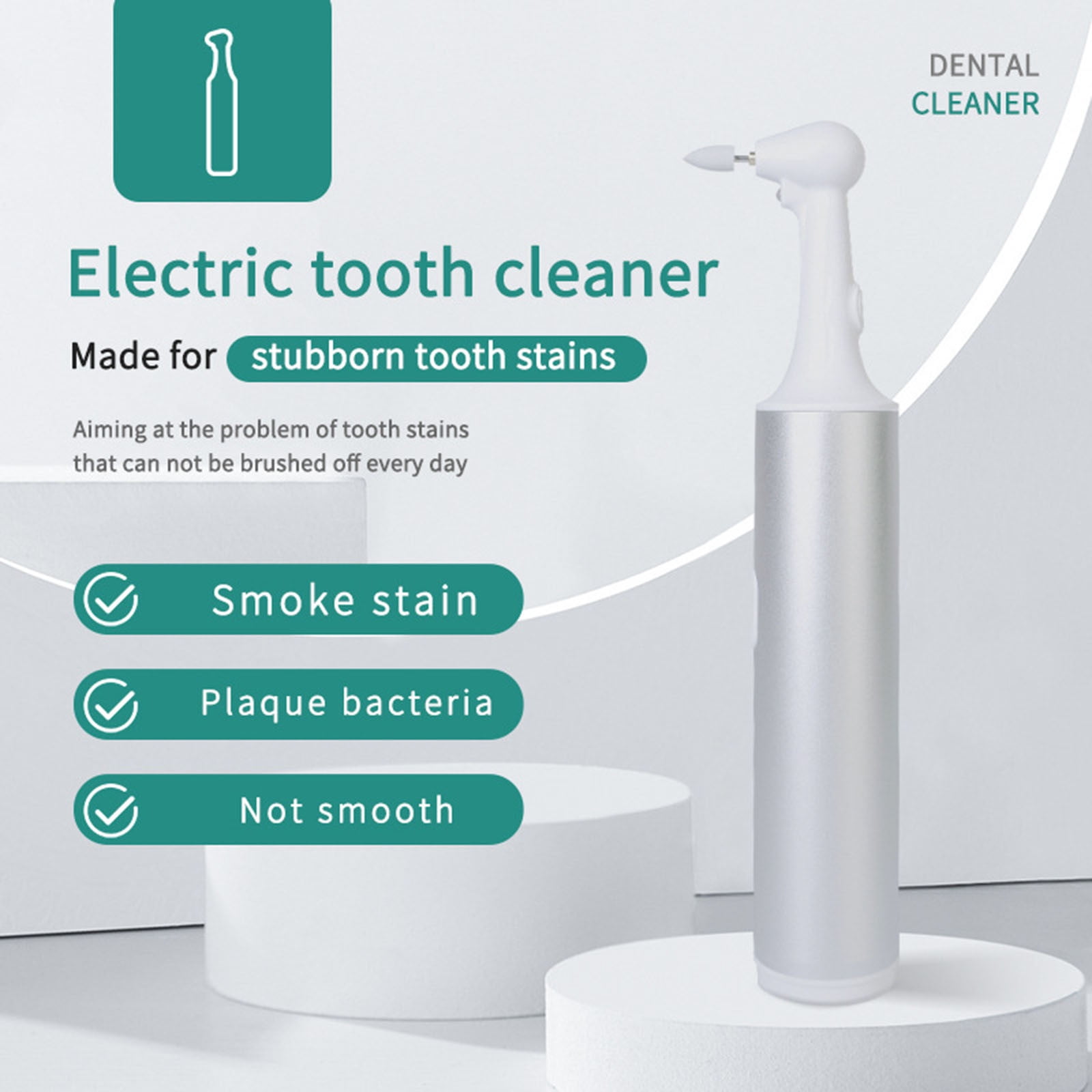 YOLOKE Electric Dental Plaque Remover and Polisher - Rechargeable Toothbrush for Adults, Tartar and Stain Removal