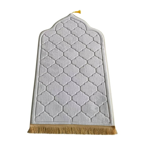 YOLOKE Festive Prayer Mat - Soft and Thick Kneeling Mat with Embossed Design, Suitable for Home, Office, and Worship