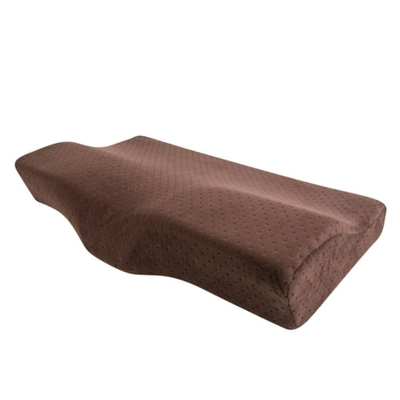 YOLOKE Memory Foam Massage Pillow with Non-Collapsing Core for Cervical Neck Support and Enhanced Sleep Coolness - Standard Size 20×12×12 In