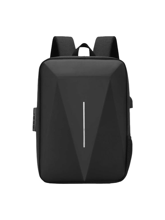 YOLOKE Men's water-resistant Laptop Backpack, Black