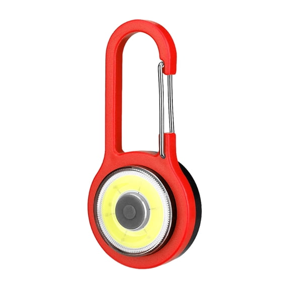 YOLOKE Mini LED Flashlight with Carabiner, 3 Lighting Modes Portable Keychain Light for Outdoor Activities, Camping, Night Parties, and Backpack Decorations