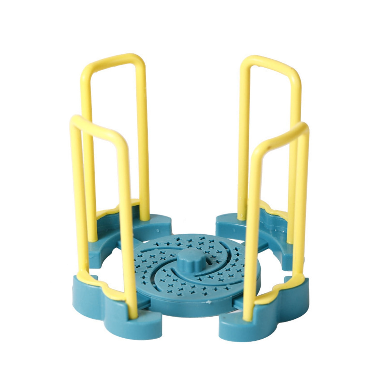 YOLOKE Novelty Dish Drying Rack Extending Plastic Bowl and Plate Rack