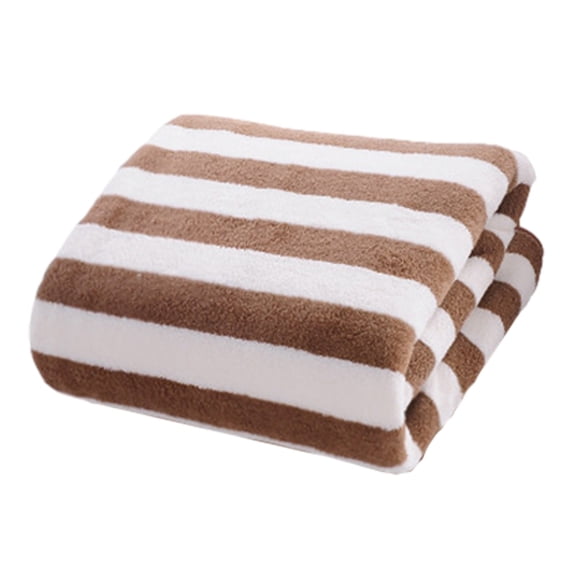 YOLOKE Premium Microfiber Coral Velvet Hand Towels - Fast Drying and Highly Absorbent, Ideal for Hotel Bathroom Use, 13 X 29 Inches(Coffee)