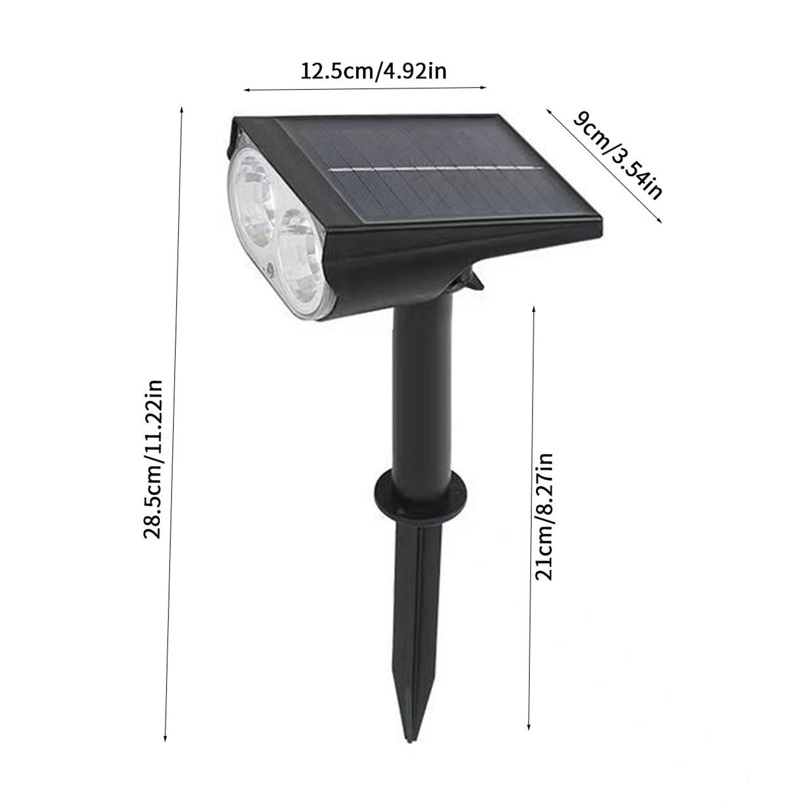 YOLOKE SolarPowered Outdoor Wall Lights for Garden, Patio, Landscape